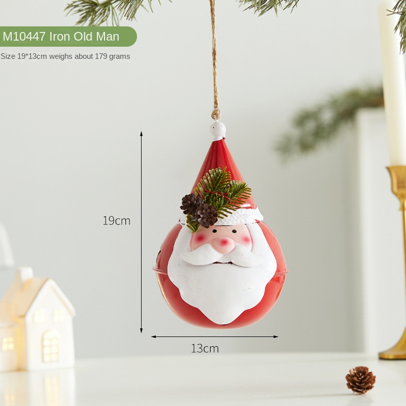 Christmas Tree Iron Reindeer Small Ornament Cute Creative Cartoon Hanging Decoration Scene Decoration — image 8