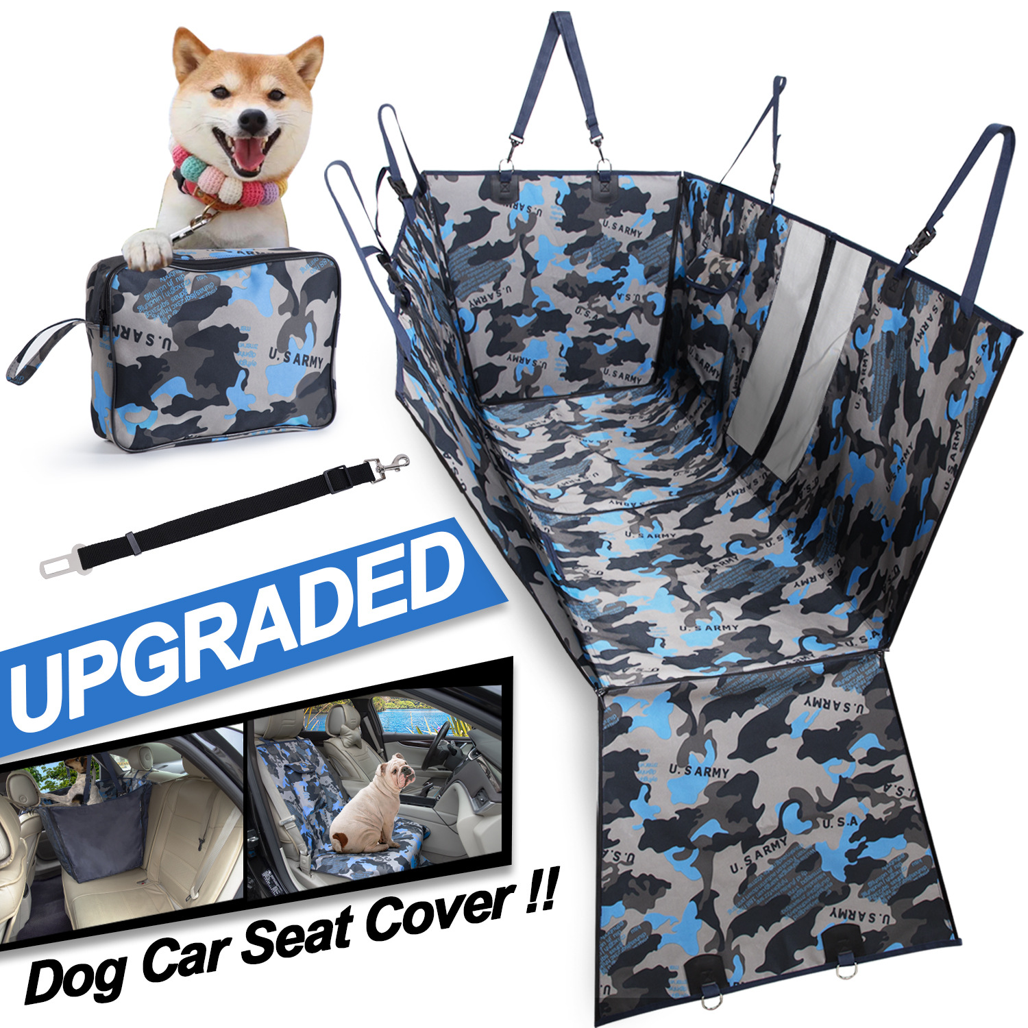 EZMTB New Multi-Function Anti-Dirty Waterproof Pad Rear Seat Car Dog Pad Rear Pet Car Pad — image 8