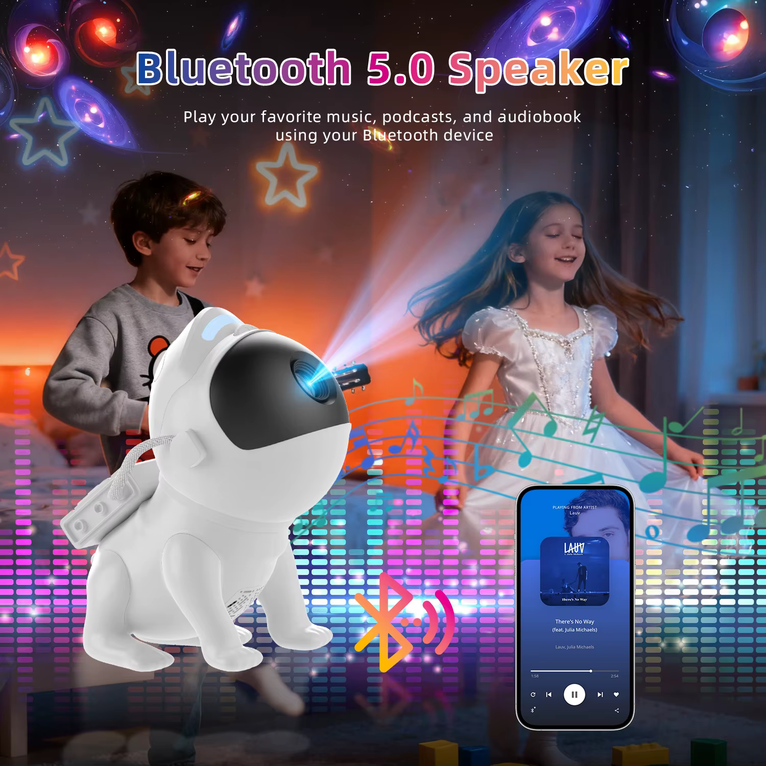 Star Projector Space Dog Projector Night Light 13 High-Definition Galaxy Discs Bedroom Decor Space Projector Birthday Gift — image 6