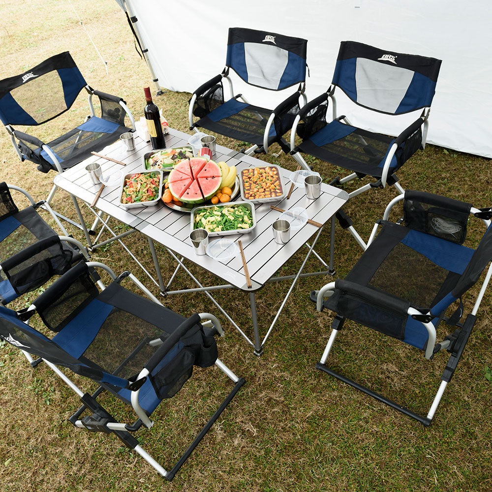 Portable Folding Aluminum Alloy Beach Outdoor Fishing Chair — image 1