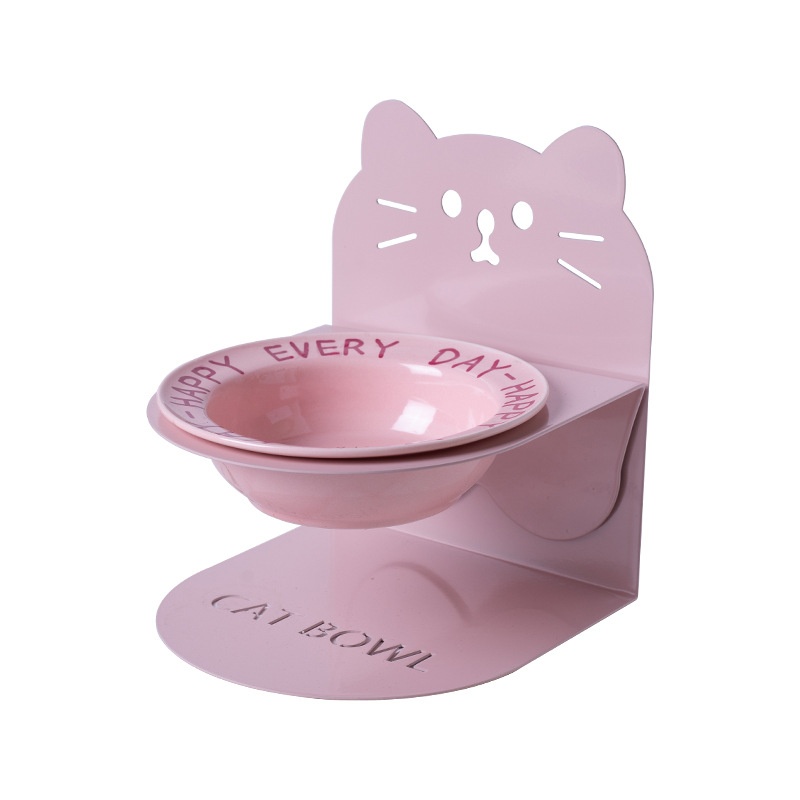 Comedor de Cerámica para Gatos con Piezas Altas y Magnético, Protección para la Columna Cervical — imagen 14