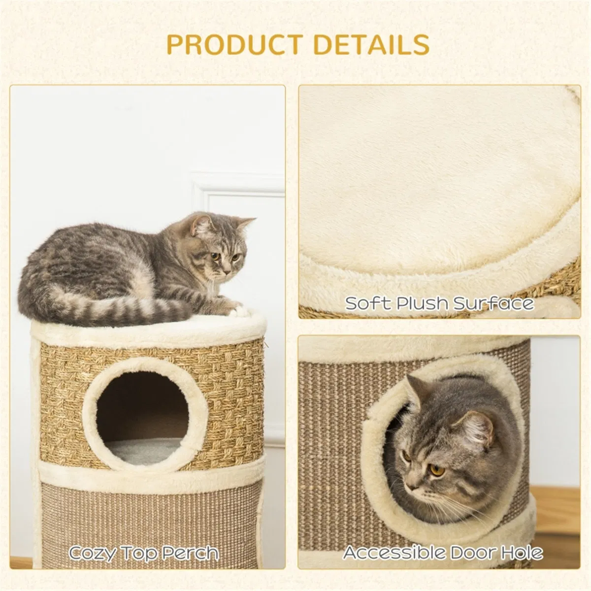 Wooden Cat House/Cat Trees /Cat Climbing Tower — image 6