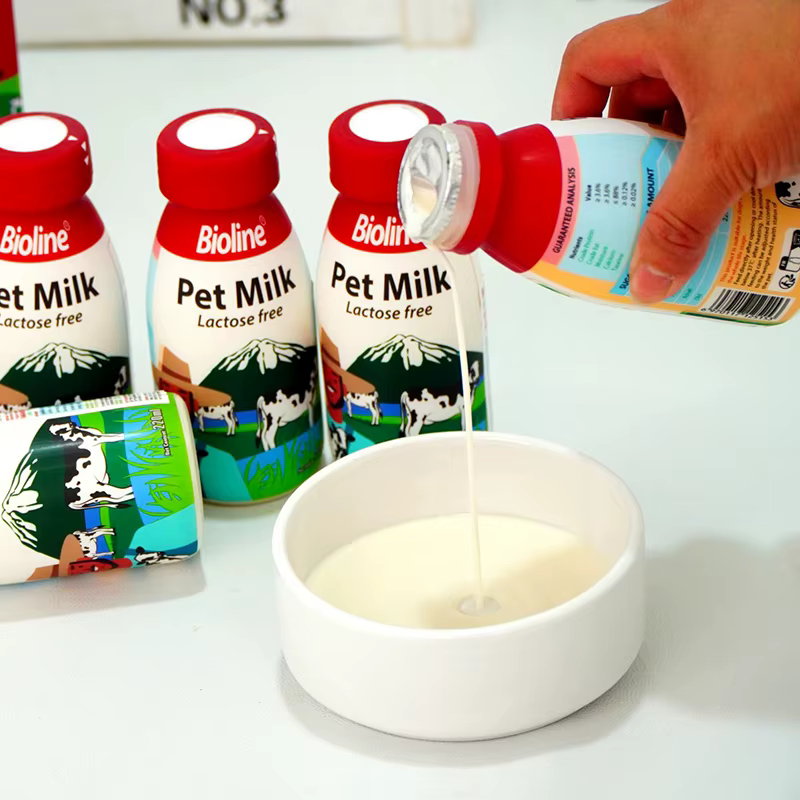 Leche para Mascotas 6 piezas Leche sin Lactosa para Gatos y Perros Suplemento Calcio Fuertes Huesos 3,6 g Proteína de Leche por 100 ml Fácil de Digirir Absorber — imagen 4