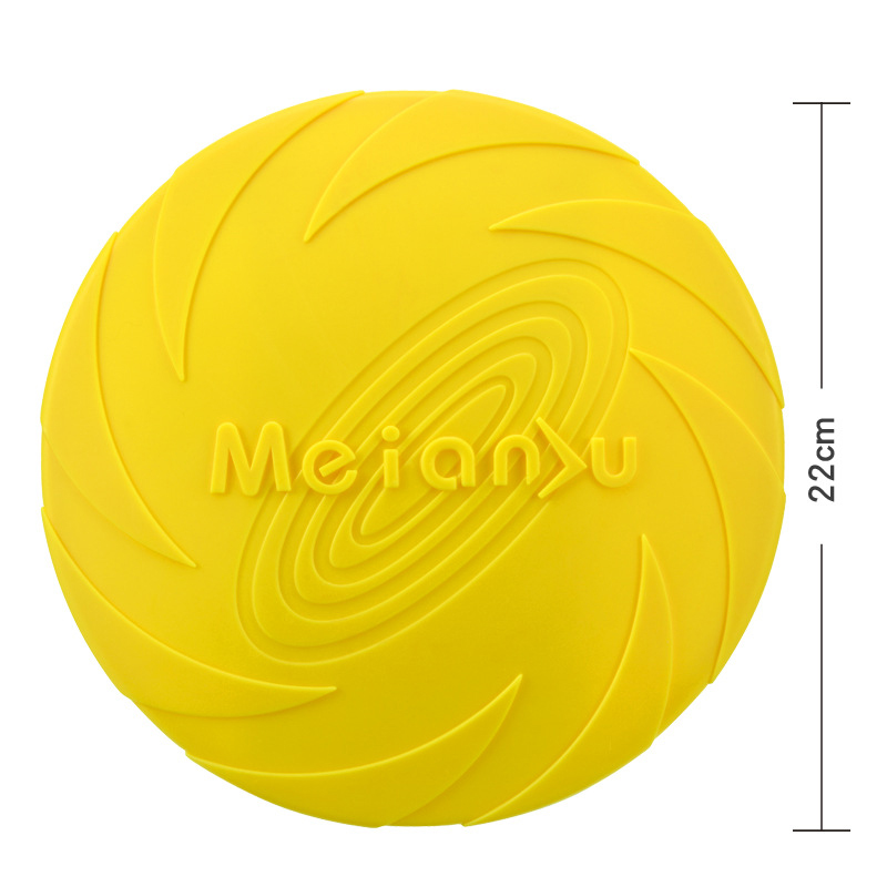 Meianju Dog Frisbee Pet Toys Interactive Toys Pet Frisbee Floating Bite resistant Retrieving Training — image 5