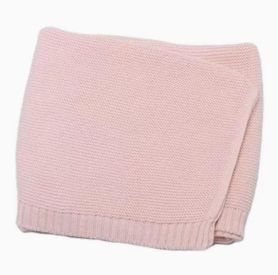 Cotton Knitted Baby Blanket with Embroidered Bear and Personalized Name, Soft Infant Car Seat Cover and Nap Blanket — image 14