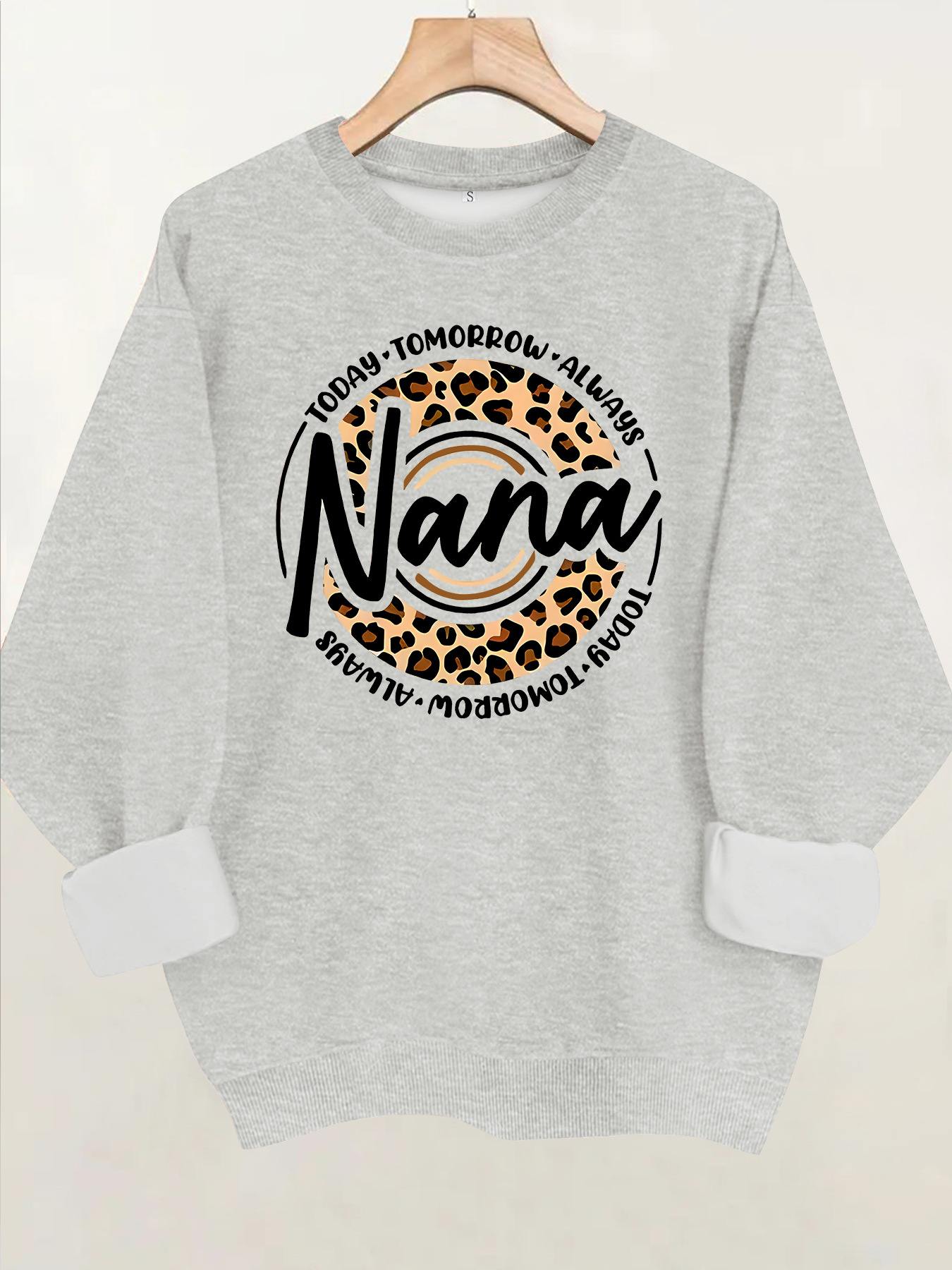 Leopard print fleece hoodie — image 11