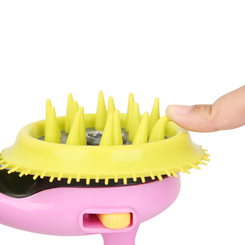 Pet Massage Shower Brush Cat Dog Shower Pet Cleaning Comb Bath Brush — image 3