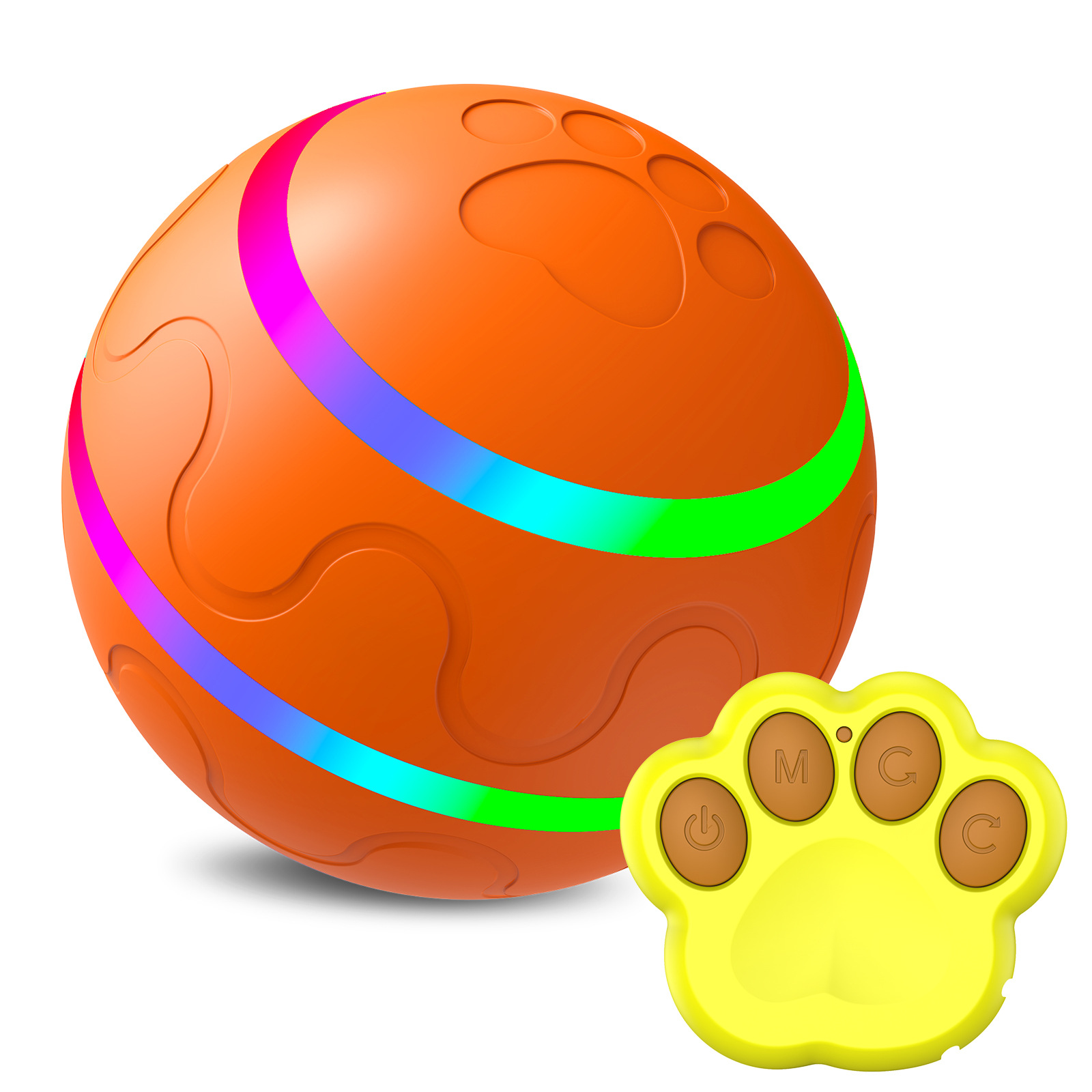 Pelota Inteligente de Gato Wicked Ball Juguete Autónomo con Rotación Automática USB — imagen 7