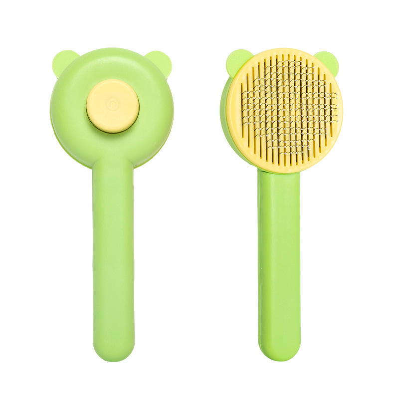 Cepillo de Pelo para Mascotas Diseño Creativo - Cepillo con Púas de Aguja Auto-Limpiable para Perros y Gatos — imagen 7