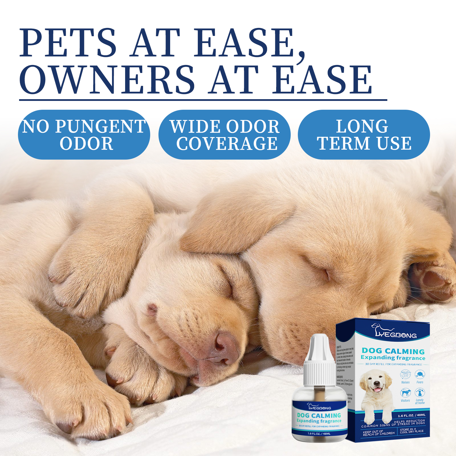 Pet Emotional Care Solution, Relieve Cats And Dogs Anxiety Fretful Comfortable And Calm Care Liquid — image 5