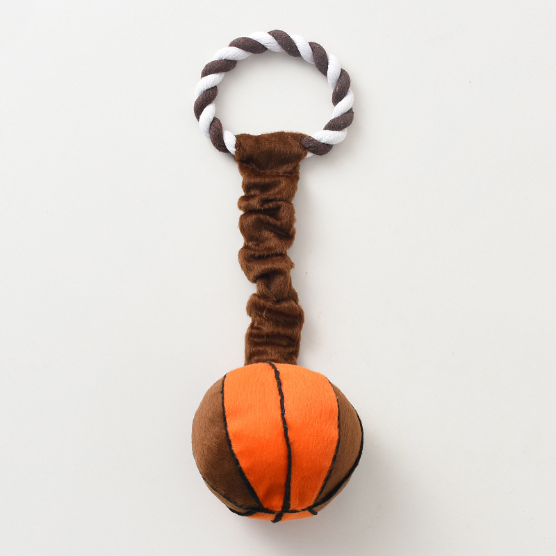Pelota de Sonido para Perros Molar Super Suave Tela Juguetes Interactivos para Cachorros Suministros de Entrenamiento — imagen 4