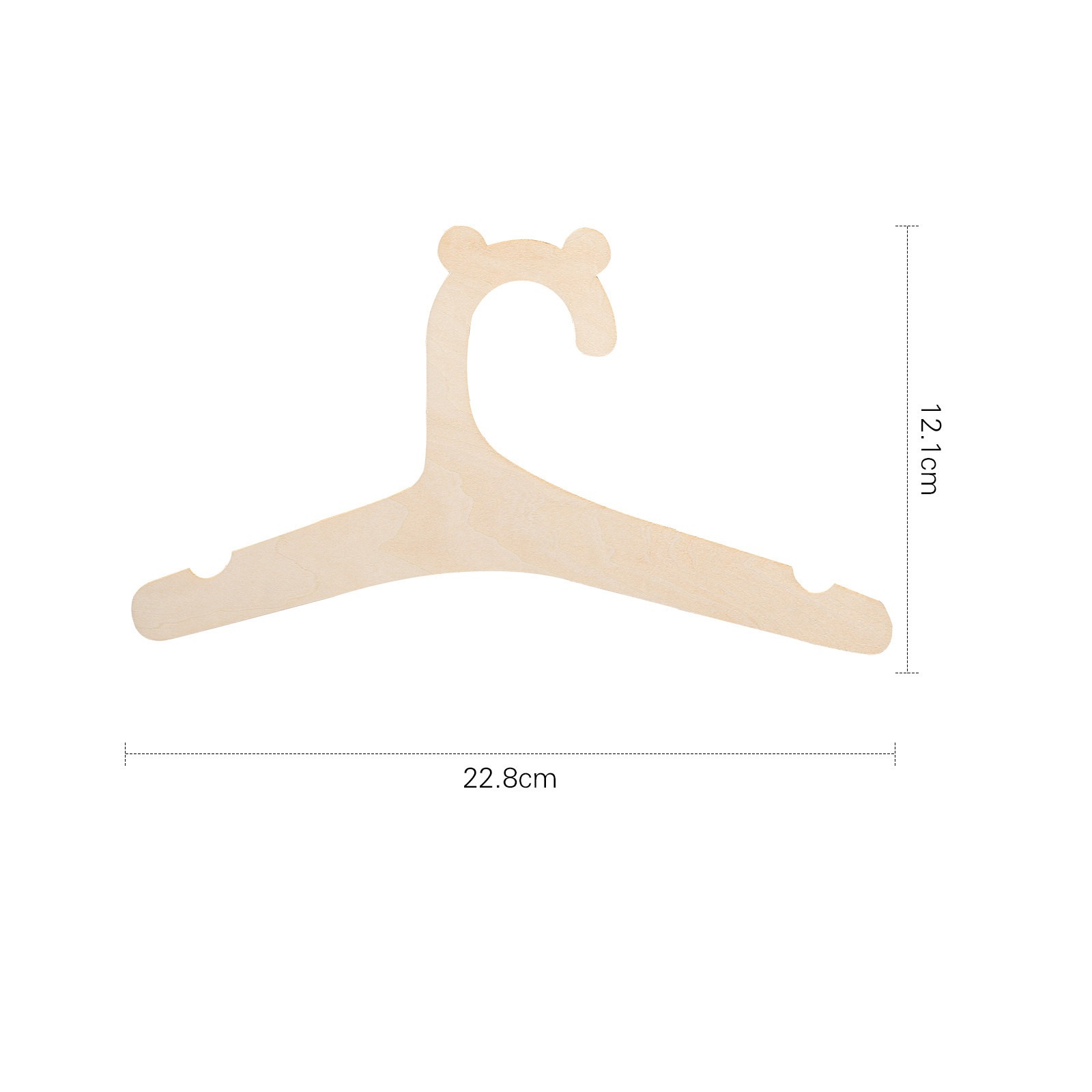 Pulsera de Madera para Niños con Oso de Madera, Soporte de Chaqueta Creativo para Hogar, Decoración Manual para Habitación Infantil — imagen 2