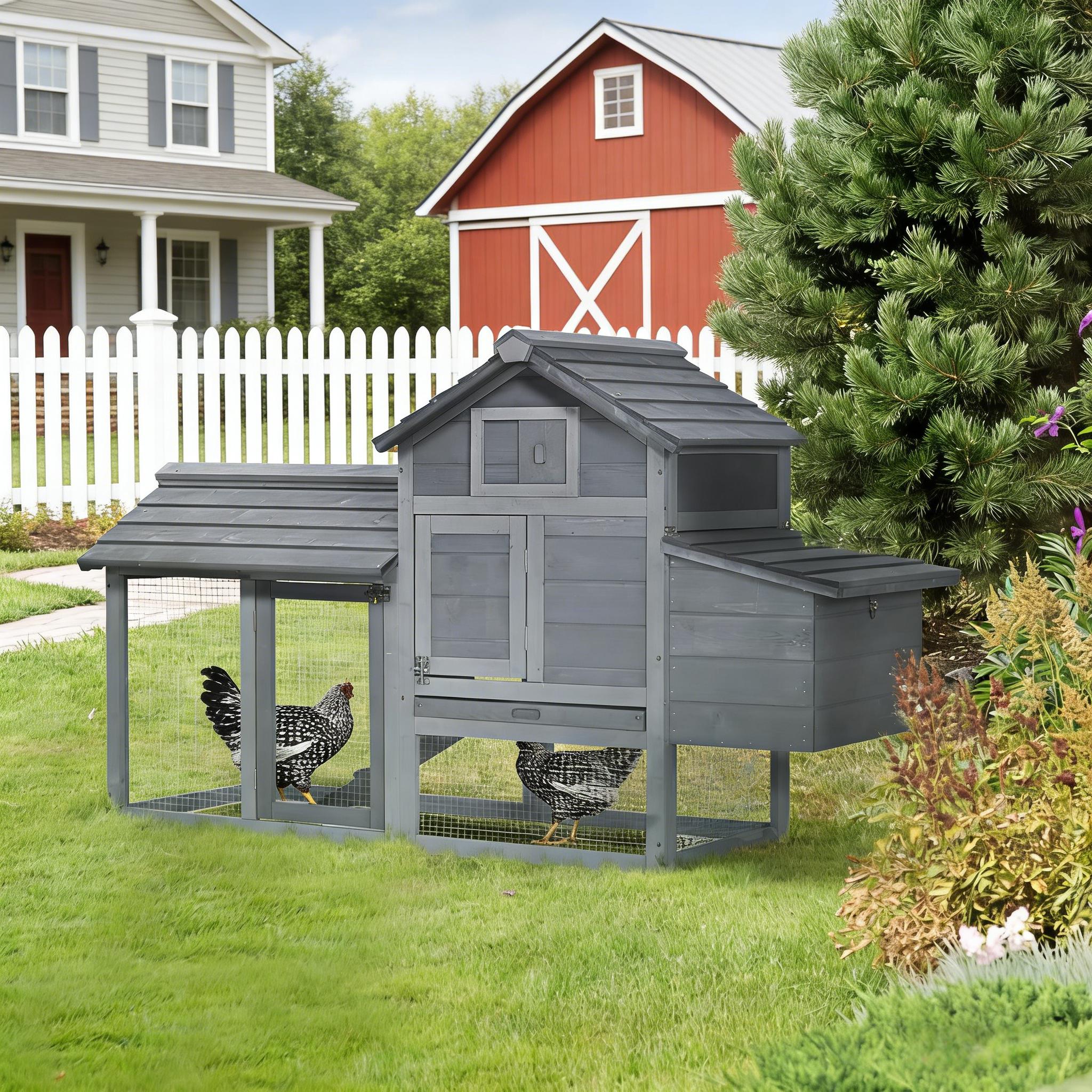 Casa de Gallinas Pequeña, Coopón de Madera para Pollos — imagen 2