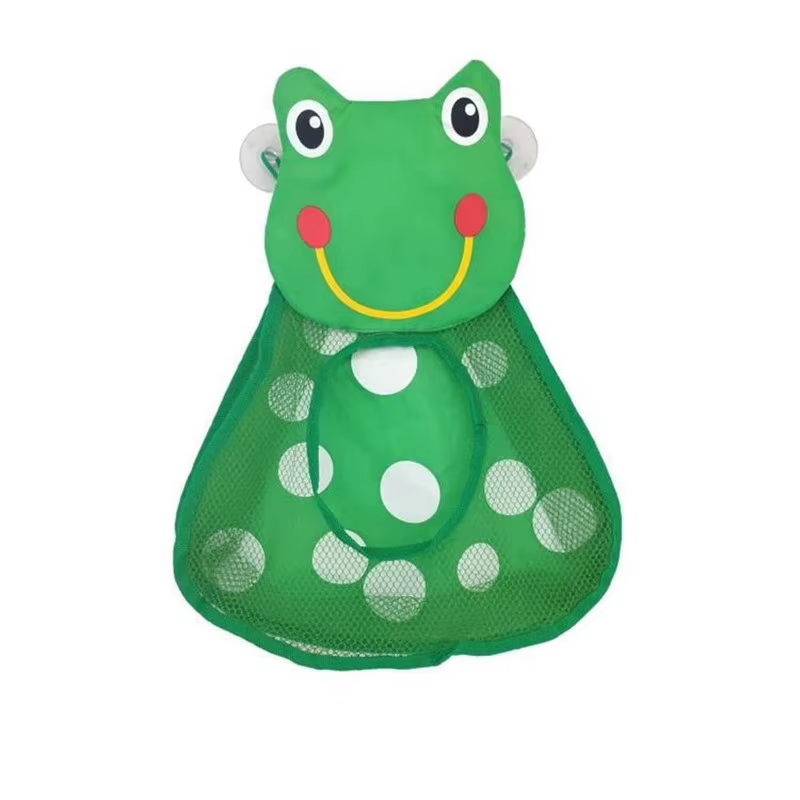 Baby Shower Bath Toys Duck Little Frog Rabbit Baby Kid Toy Storage Mesh with Strong Suction Cups Toy Bag Net Bathroom Organizer — imagen 9