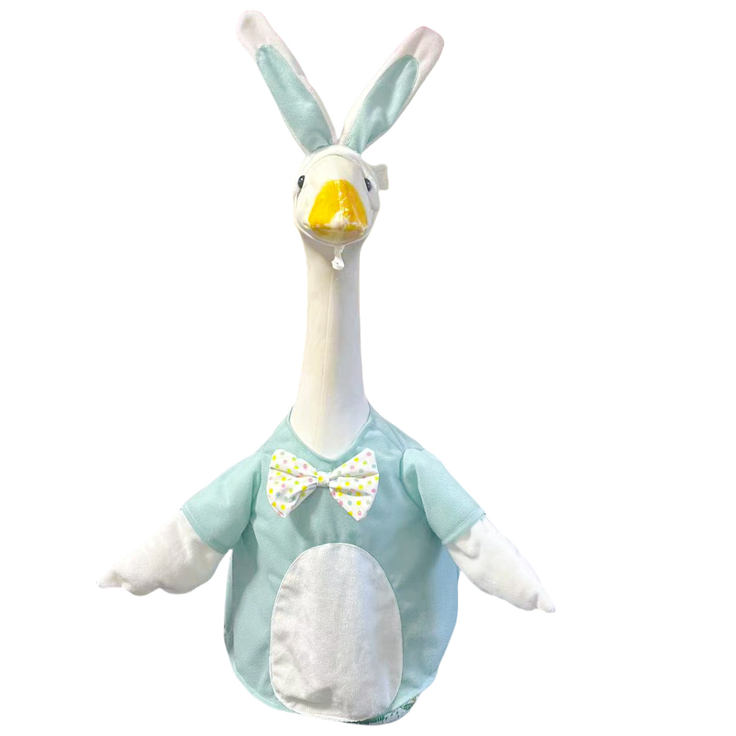 PorchGooseCostume Cute Easter Bunny Ear Goose Costume Outdoor Yard Decorative Dress for Geese — image 6