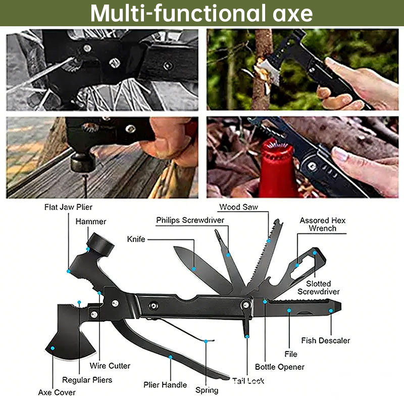 Multi-functional Outdoor First Aid Kit, Emergency Survival Gear with Trauma Bag for Camping, Hiking, Hunting Adventures — image 5