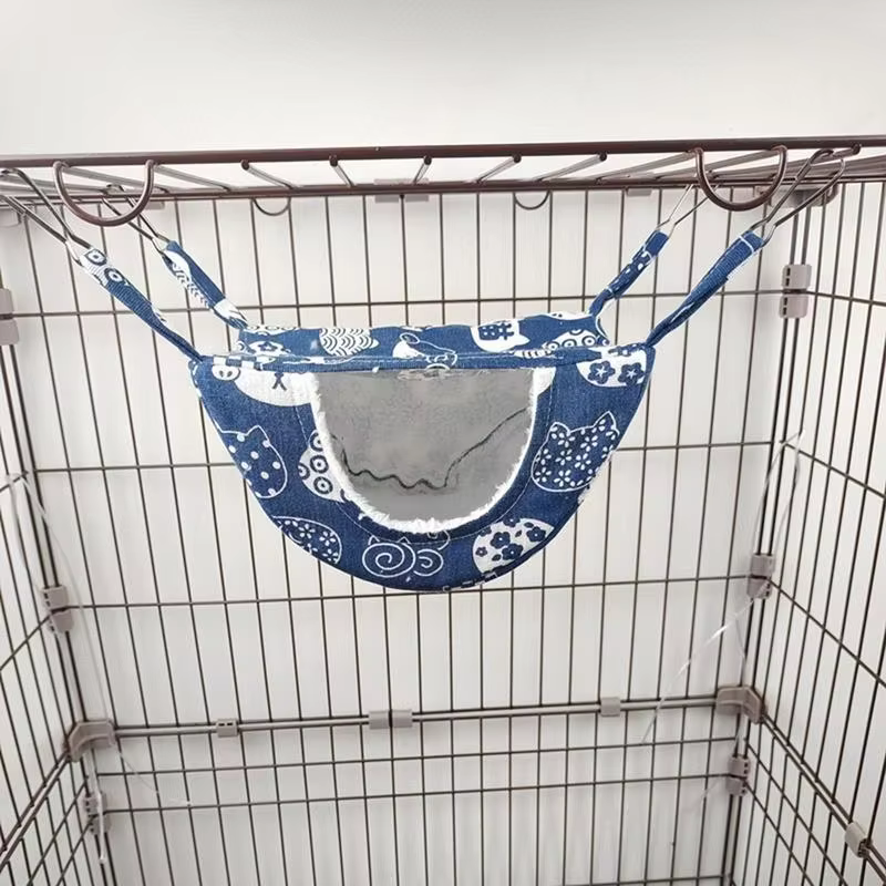 Ferret Hammock for Cage ，Guinea Pig Hideout Mouse Hammock Ferret Bed, Hamster Bed, Hanging Hammock, Warm Bed for Ferret, Chinchilla — image 4