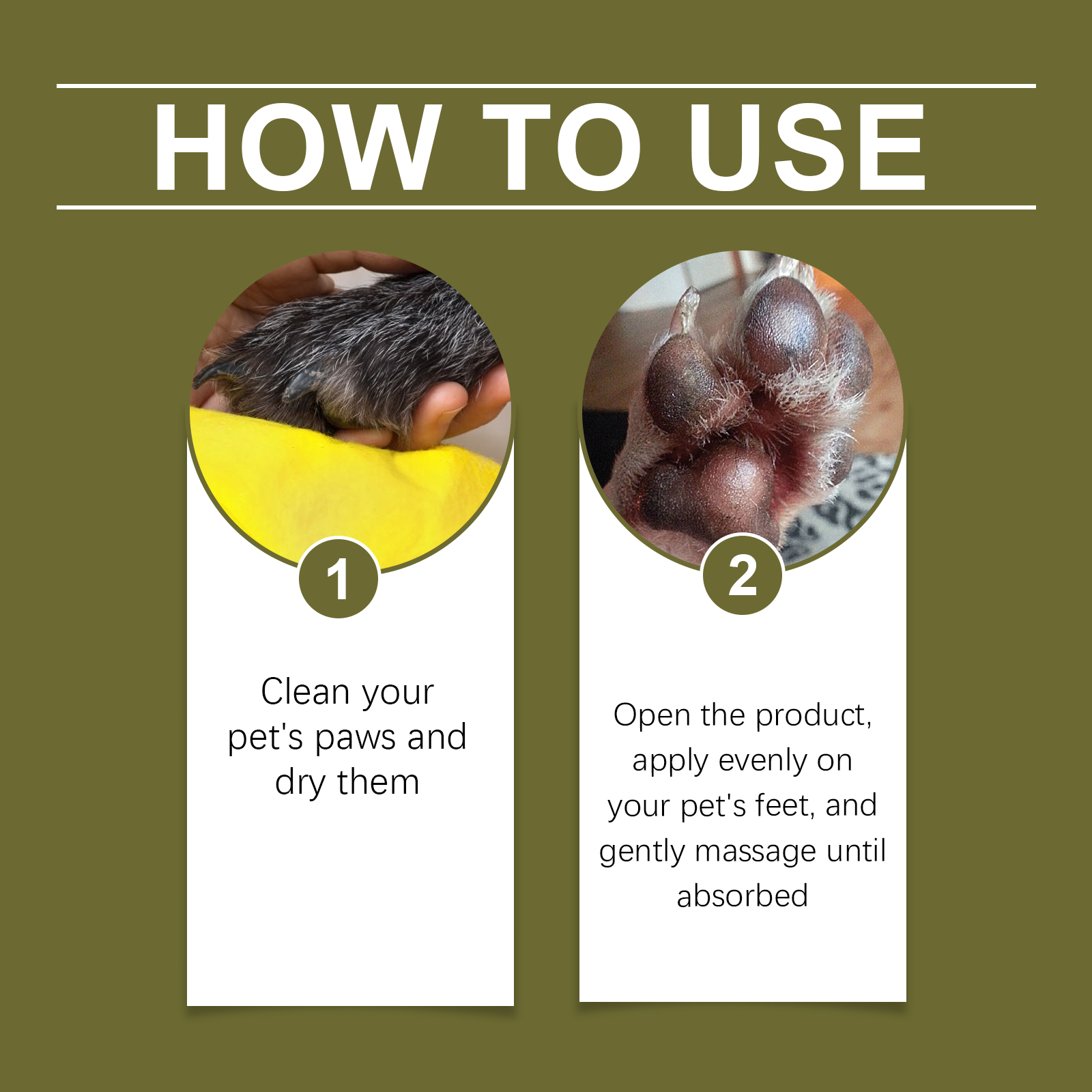 Yegbong Claw Care Cream For Dogs And Cats, Gentle Moisturizing And Softening Foot Pad, Pet Claw Care Cream — image 7