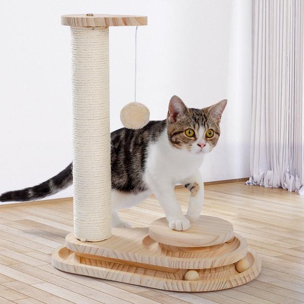 Indoor Cat Soft Scratching Board And Interactive Ball Track Toy Cat Rest And Grooming Supplies — image 15