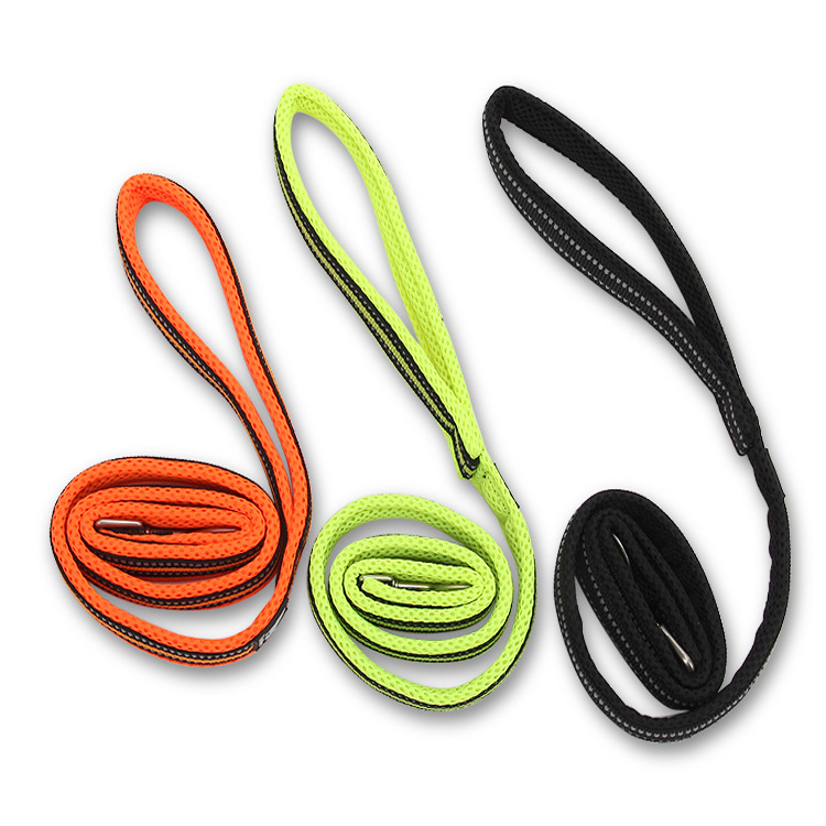 Lazo de pase para mascotas con cinta fluorescente colorida, nylon resistente - adecuado para todos los perros — imagen 5