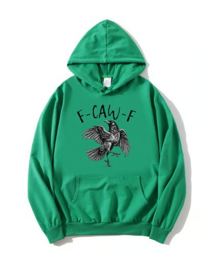 Crow Print Hoodie Sweatshirt Men's Casual Sportswear — image 15