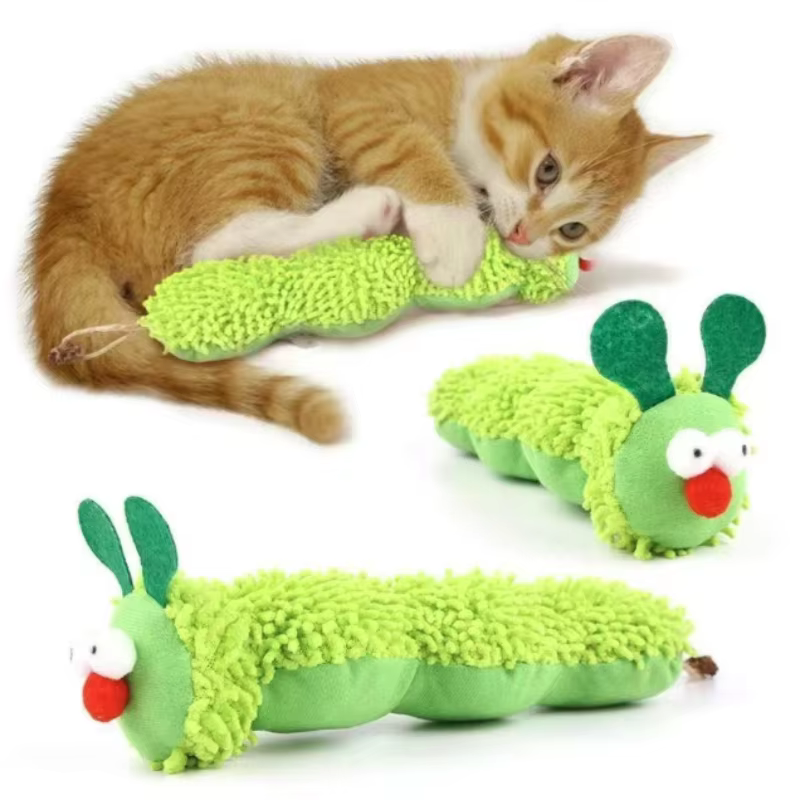 Pet Plush Cat Toy Self-Pleasure Amusing Boredom Relief Scratch Bite Resistant Small Animal Playtime Accessory — image 1