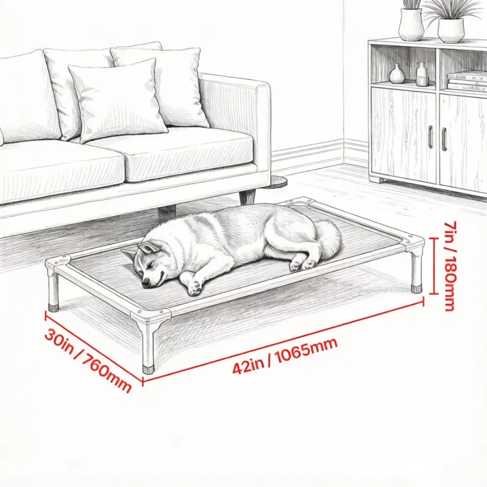 Elevated Dog Bed for Bedroom — image 2