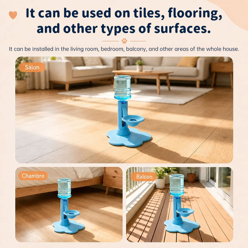 Gravity Cat Water Dispenser, No Electricity, Filter-Free, Adjustable Height Pet Fountain for Cats & Small Dogs — image 5