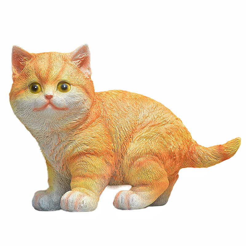 Outdoor cat ornament resin — image 1