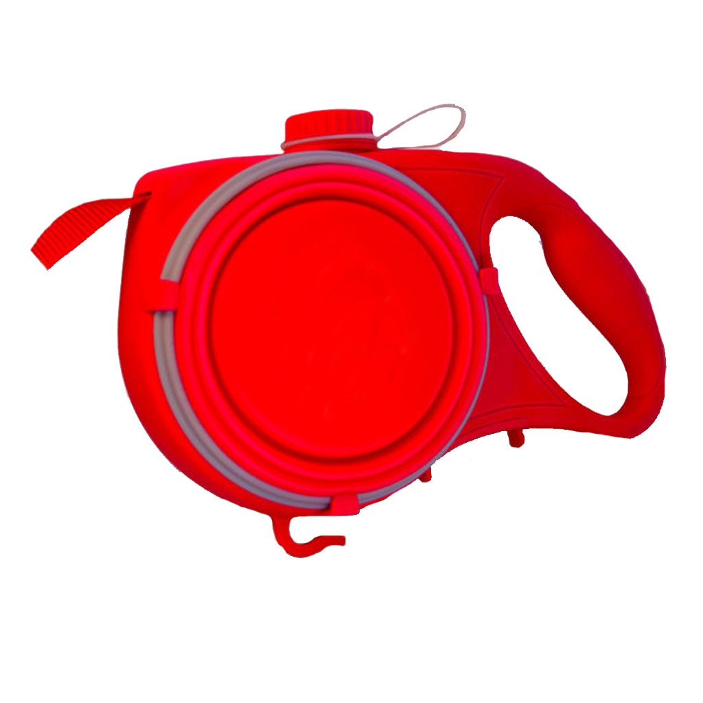 Cuerda Retráctil para Perros Duradera de Nylon con Botella y Tazón Extensible para Paseos y Ejercicio — imagen 6