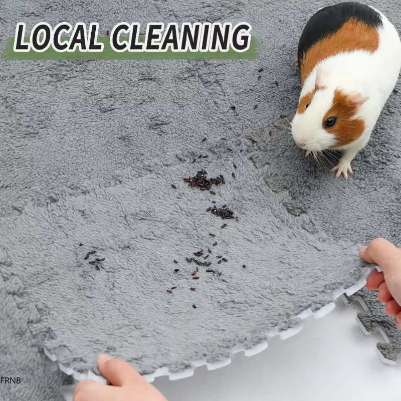 Almohadilla Térmica para Mascotas 30*30cm (1-10 Piezas), Espuma EVA, Manta/Colchoneta Suave para Conejillos de Indias, Hámsters y Conejos, Cama y Accesorios para Mascotas — imagen 2