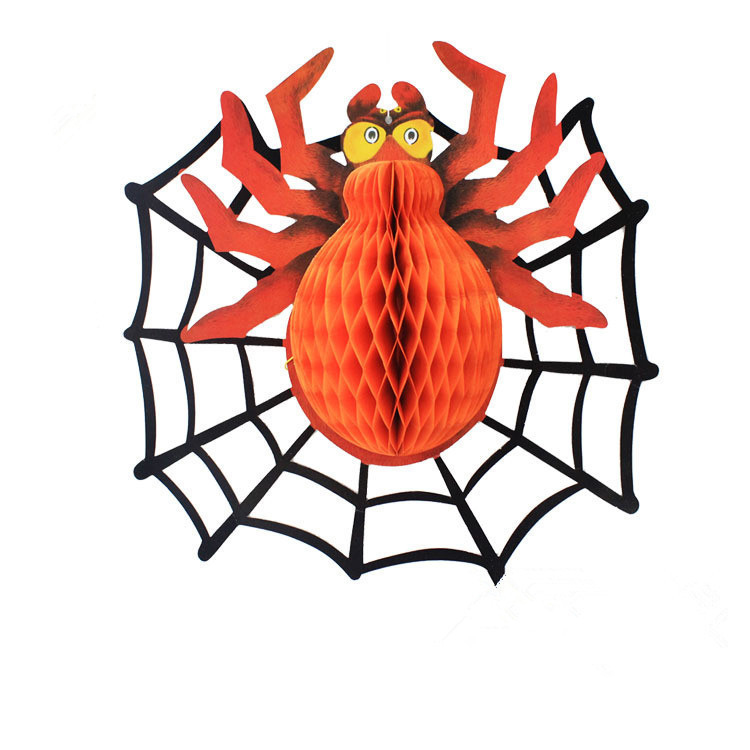Decoraciones de Halloween Conjunto KTV Propios Pendientes de Papel Araña Murciélago Pendiente Fantasma Colgante — imagen 10