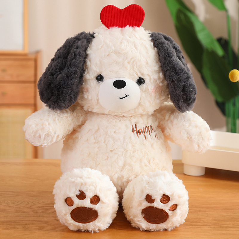 Cute Brown Bear Plush Toy Animal Doll for Girls, Soft Stuffed Rabbit and Doggy Pillow for Sleeping — image 5
