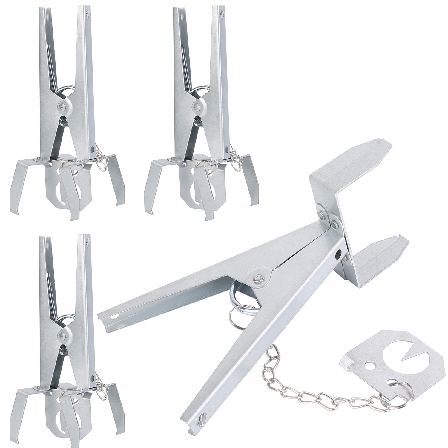 Paquete de 4 Trampas Reutilizables para Topos con Mandíbula de Tijera, Eficaces Eliminadoras de Topos, para Huertos, Jardines y Patios — imagen 8