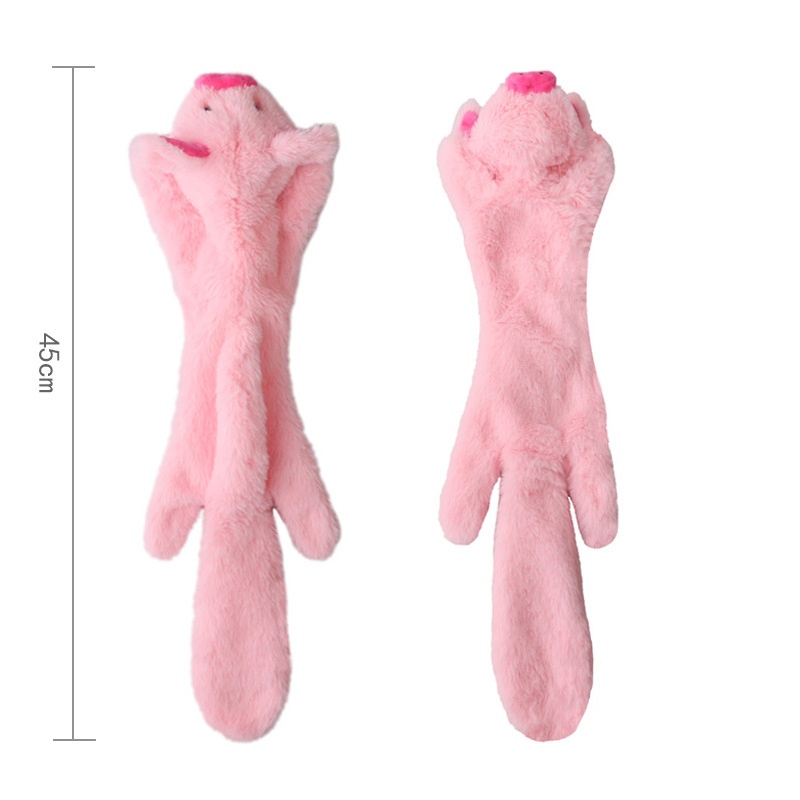 Nueva juguetería de peluche para mascotas: cocodrilo, cerdo y elefante con sonidos de cuero resistente — imagen 4