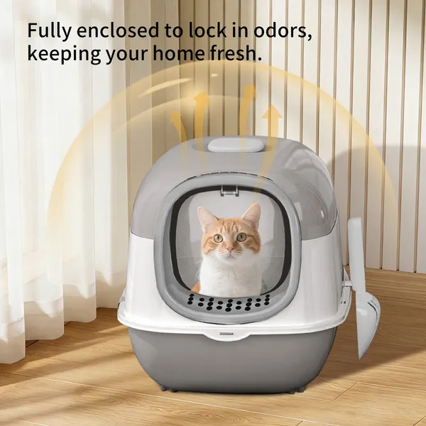 Lavador de Arena para Gatos Moderno con Almacenamiento Automático, Ligero y Decorativo — imagen 5