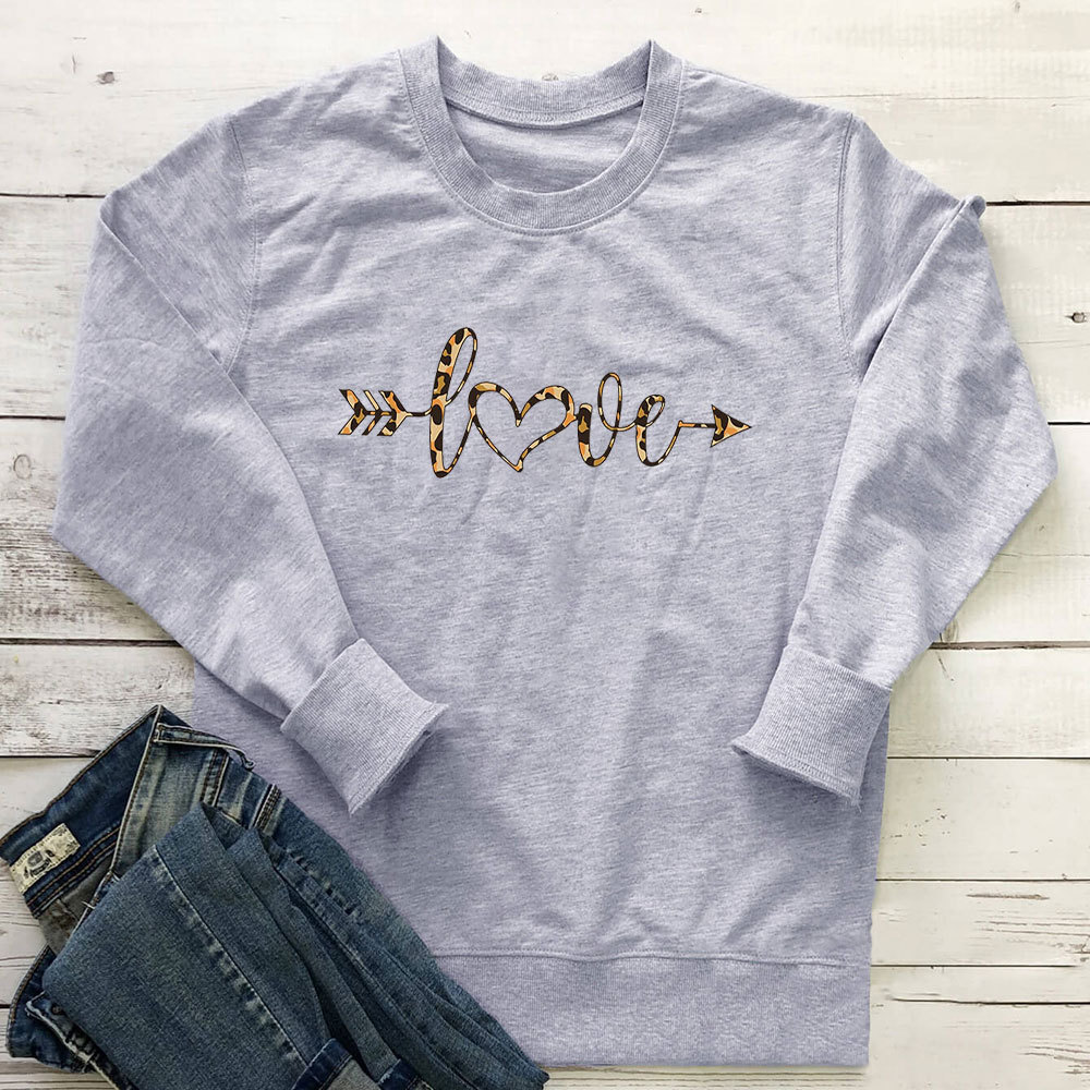 Love letter leopard print love hoodie — image 5