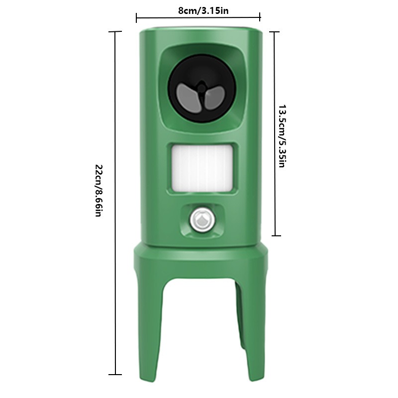 Repelente de ratones solar, repelente multi-piso para gatos y repelente ultrasonido LED para perros — imagen 3