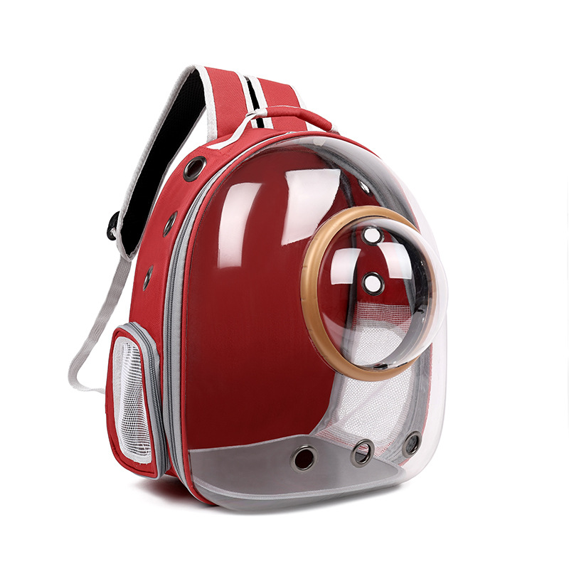 Transparent Cat Bag New Portable Space Capsule Pet Bag Breathable Double Shoulder Cat Backpack — image 15