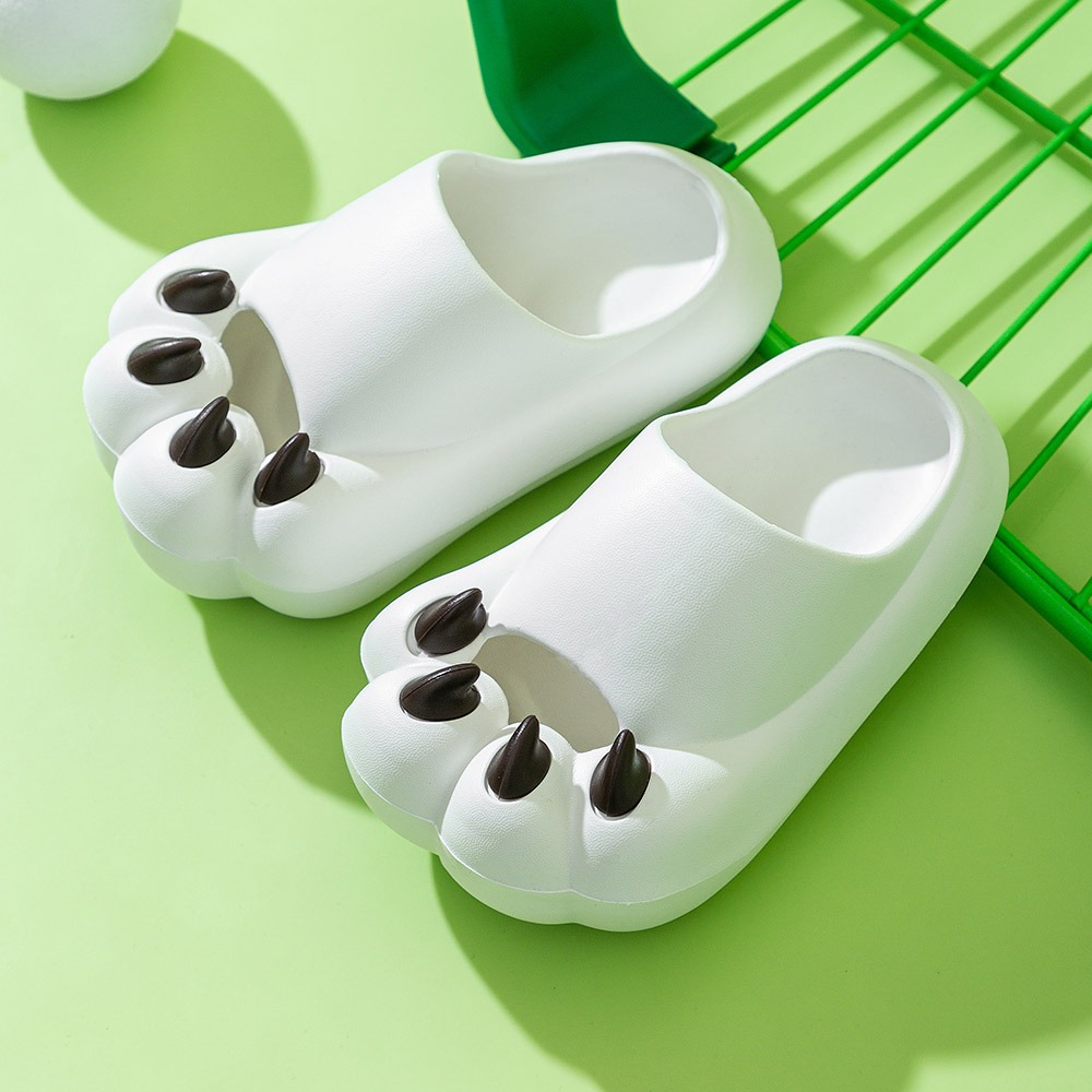 New cat claw sandals and slippers summer men and women shoes indoor soft bottom non slip cute sandals and slippers — image 1