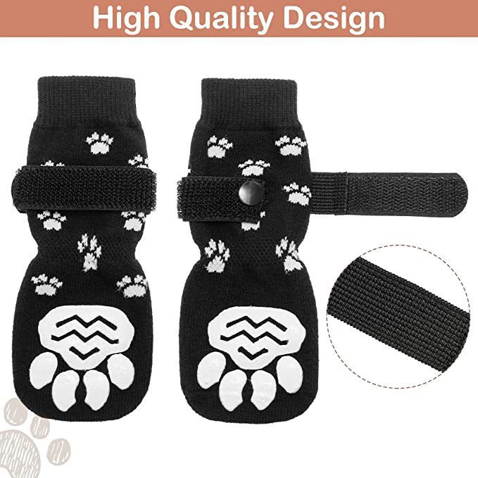 Pet socks foot covers cat and dog socks outdoor anti slip and waterproof shoes socks — image 6