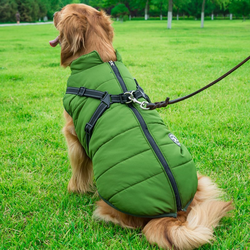 New Pet Clothes Reflective Rush Suit Big Dog Clothes Warm Dog Clothes In Autumn And Winter Pet Supplies — image 3