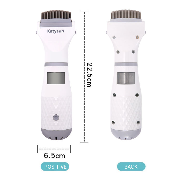 Pet Electric Flea Comb Lice Catcher Hair Cleaner Lice Catcher Pet Lice Comb Lice Remover — image 5