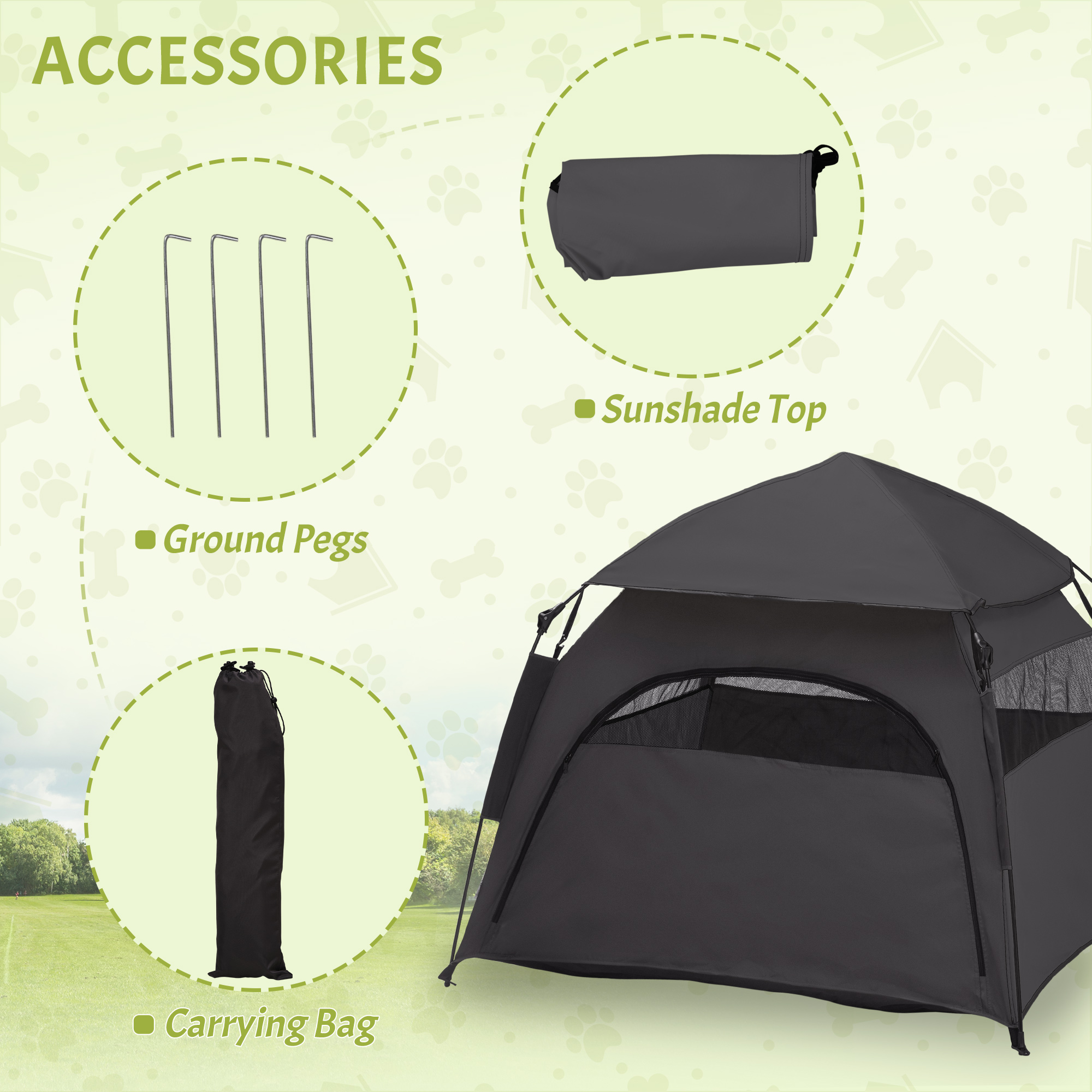Tenda para Perros con Bolsa de Transporte — imagen 7