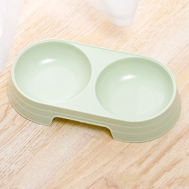 Macarone Double Bowl para Mascotas Plástico Comida y Agua para Perros, Gatos y Pequeños Animales Accesorios de Alimentación Canina y Felina — imagen 8