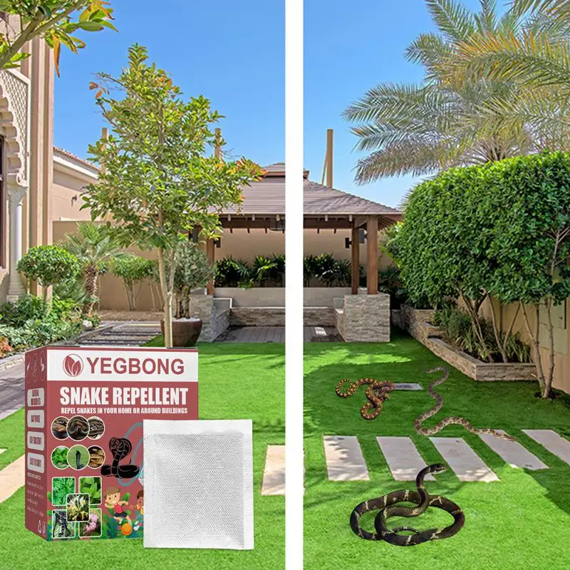 10 unidades de repelente anti serpiente para automóvil, jardín y camping — imagen 3