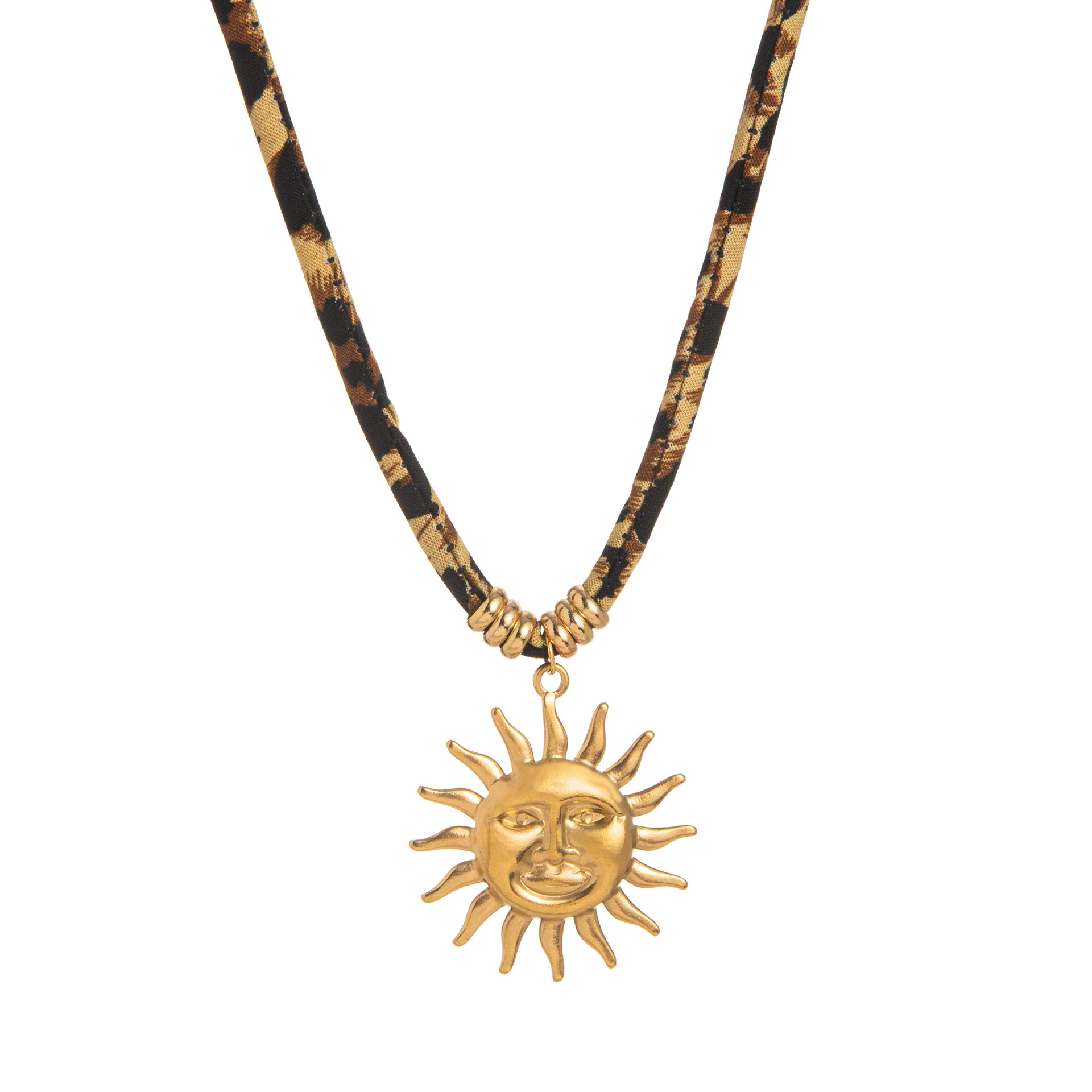 Pulsera de Cuello con Diseño Geométrico de Leopardo y Cuerda para Mujer, Estilos Europeo y Americano — imagen 3