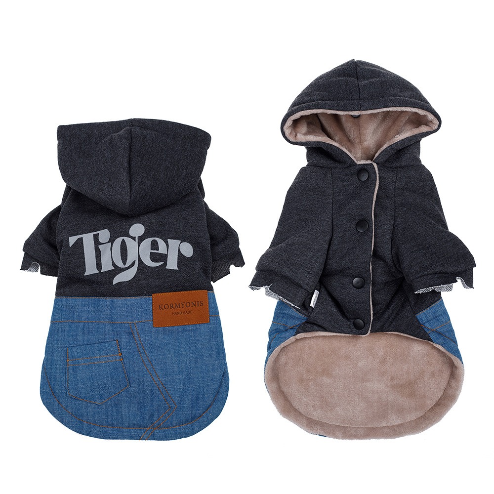 Pet Dog Clothes Warm and Thickened Autumn and Winter Two legged Teddy Bears Pomeranian Schnauzer Small Dog Vest — image 20
