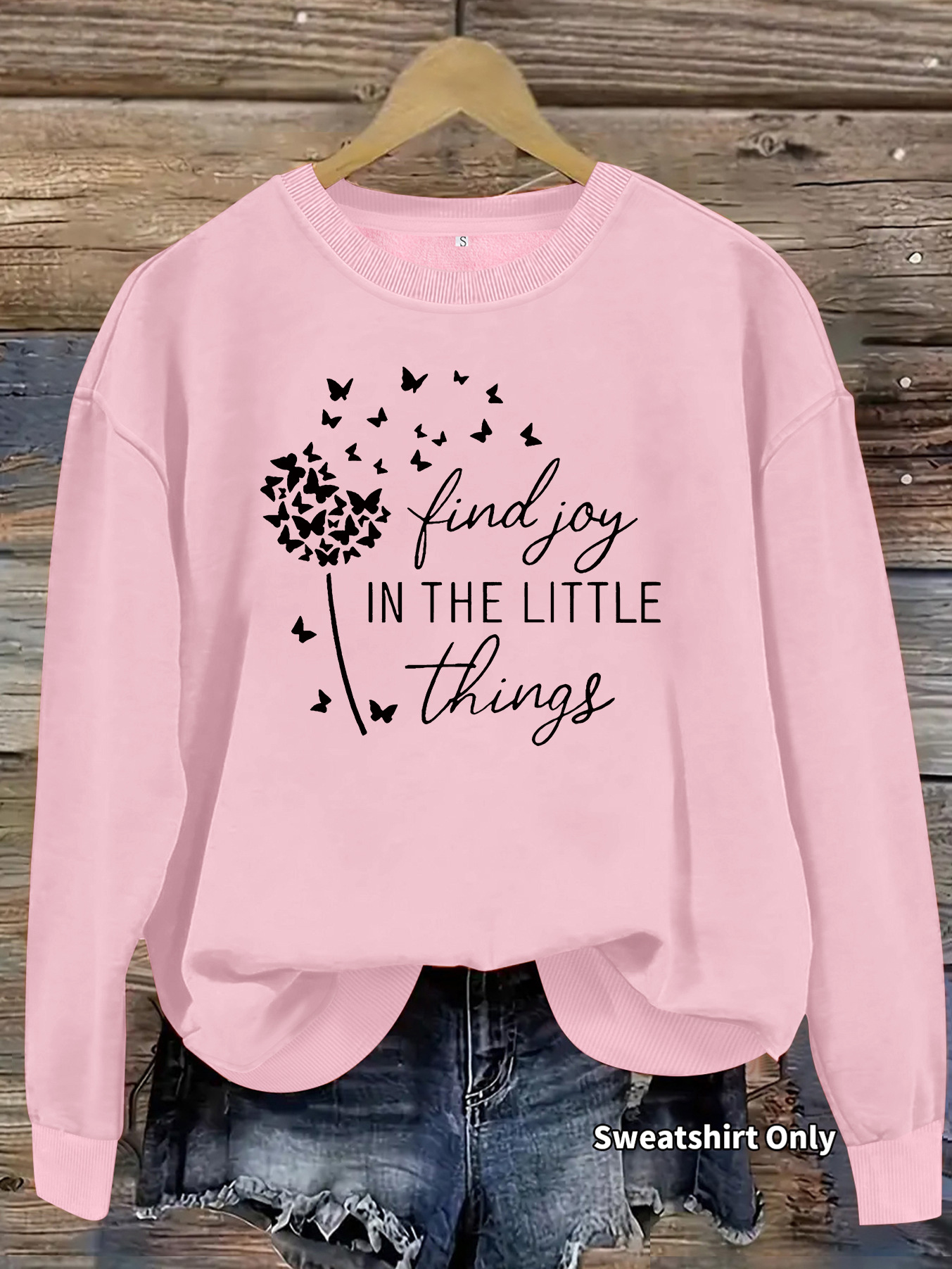 Butterfly dandelion printed hoodie — image 8
