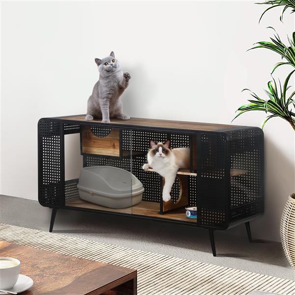 Spacious Cat House With Tempered Glass — image 3